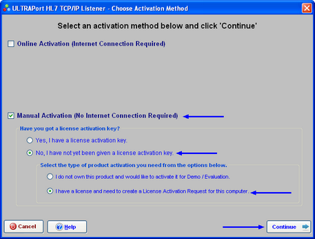 Select the Manual Installation Type Select the Manual Installation Type