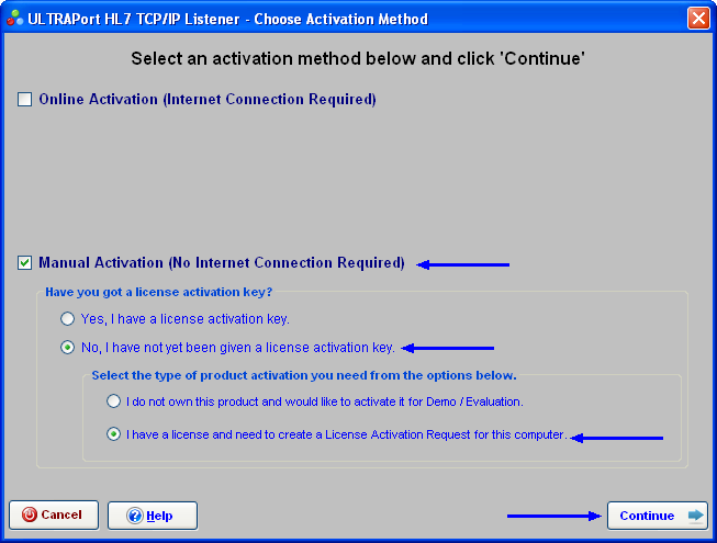 Select the Manual Installation Type Select the Manual Installation Type