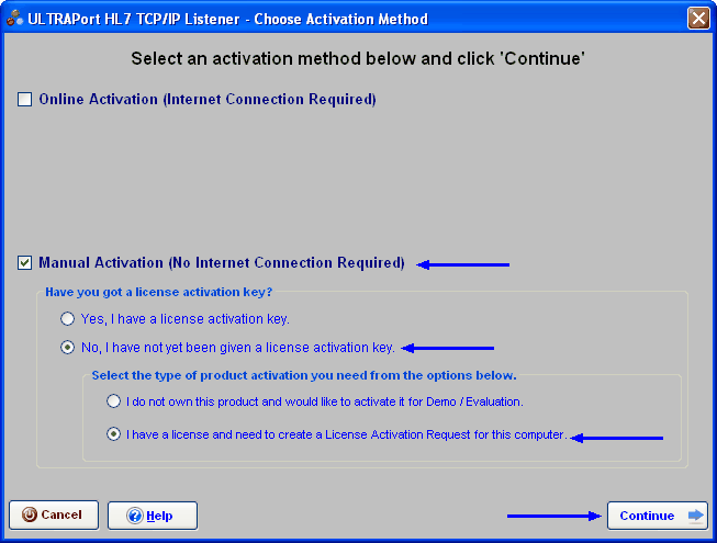 Manual Activation Manual Activation