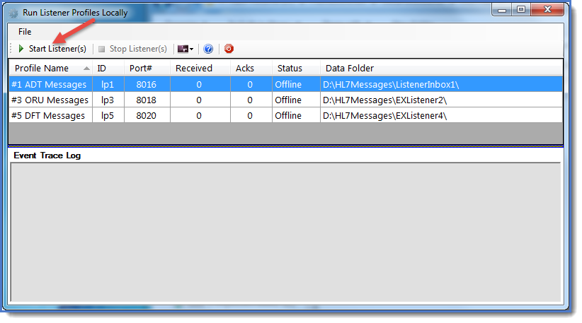 Running Listeners as a desktop application Running Listeners as a desktop application